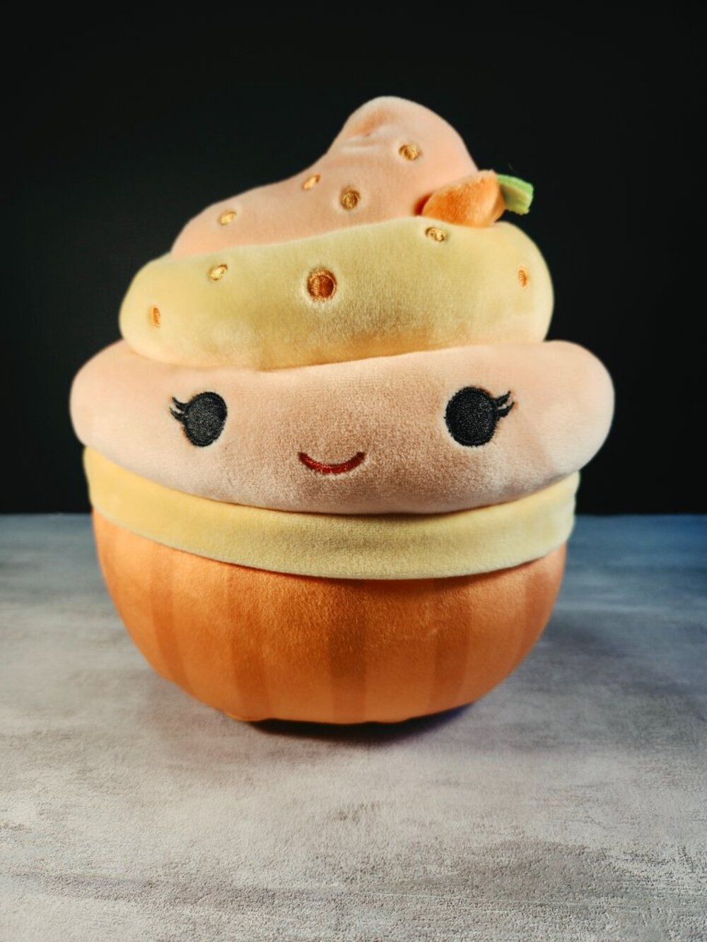 Squishmallow Keisha the Carrot Cake Cupcake 8"